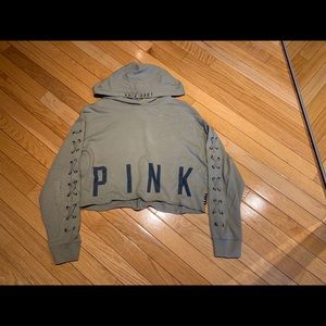 PINK crop top pullover